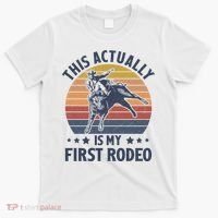 Vintage This Actually Is My First Rodeo Country Life Howdy T-Shirt thumb 0