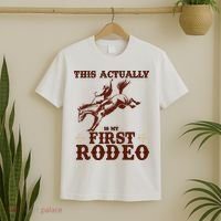 Vintage This Actually Is My First Rodeo T-Shirt thumb 2