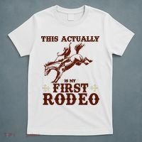 Vintage This Actually Is My First Rodeo T-Shirt thumb 5