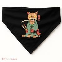 Vincent Trinidad Art Zoro Cat Warrior USA-Made Doggie Bandana thumb 0