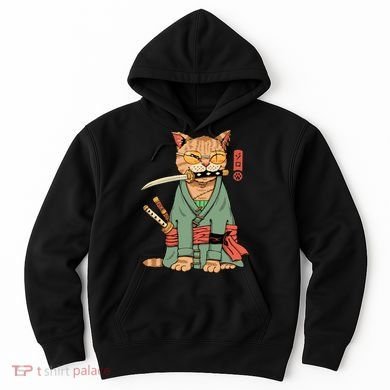 Vincent Trinidad Art Zoro Cat Warrior Hoodie