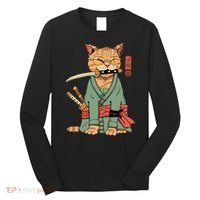Vincent Trinidad Art Zoro Cat Warrior Long Sleeve Shirt thumb 0
