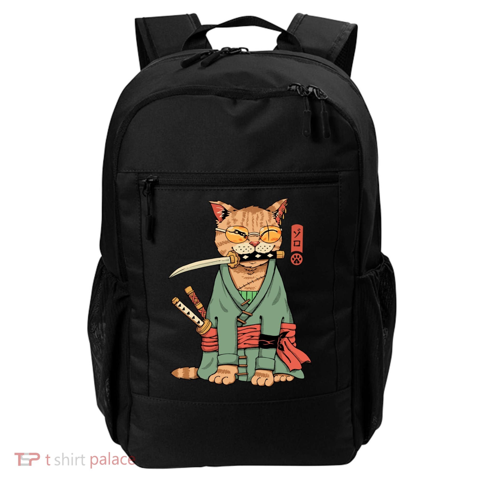 Vincent Trinidad Art Zoro Cat Warrior Backpack