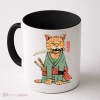 Vincent Trinidad Art Zoro Cat Warrior Coffee Mug thumb 0