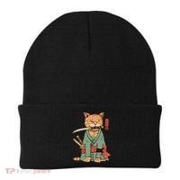 Vincent Trinidad Art Zoro Cat Warrior Beanie thumb 0