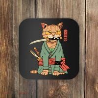 Vincent Trinidad Art Zoro Cat Warrior Coaster thumb 0