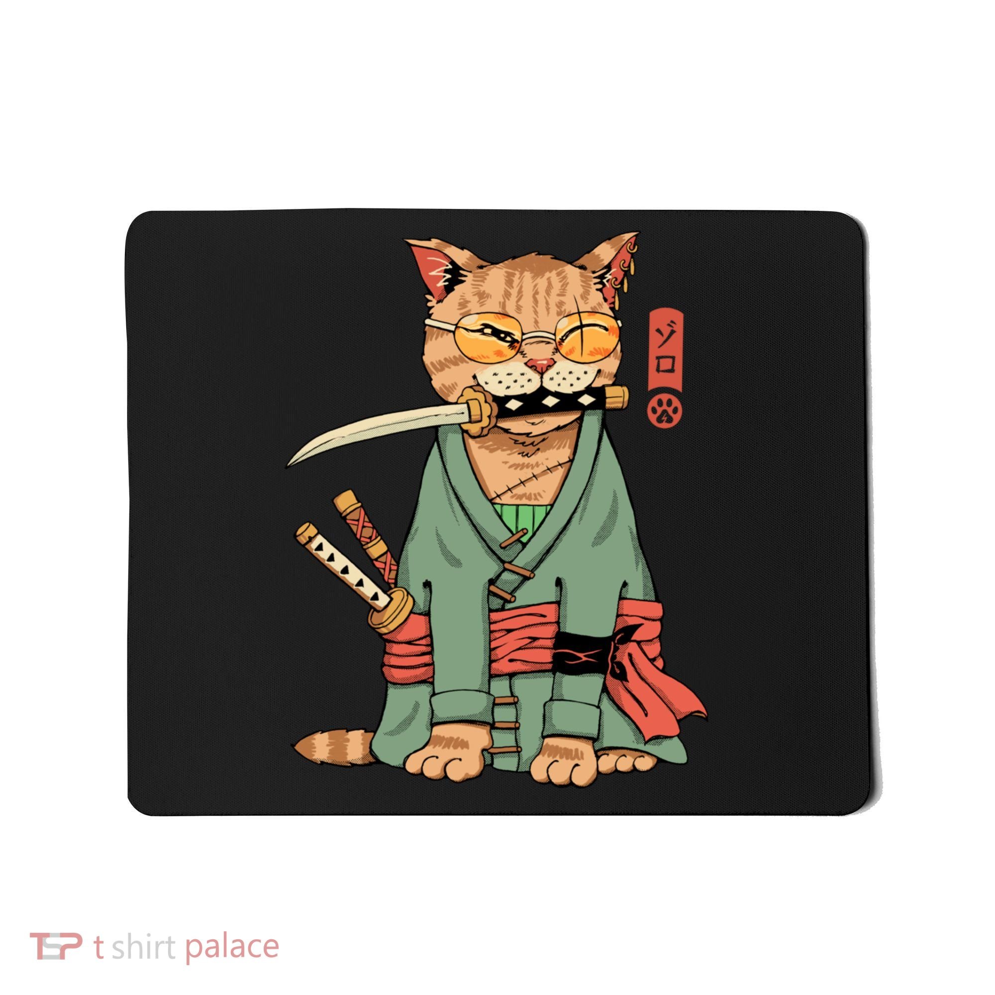 Vincent Trinidad Art Zoro Cat Warrior Mousepad