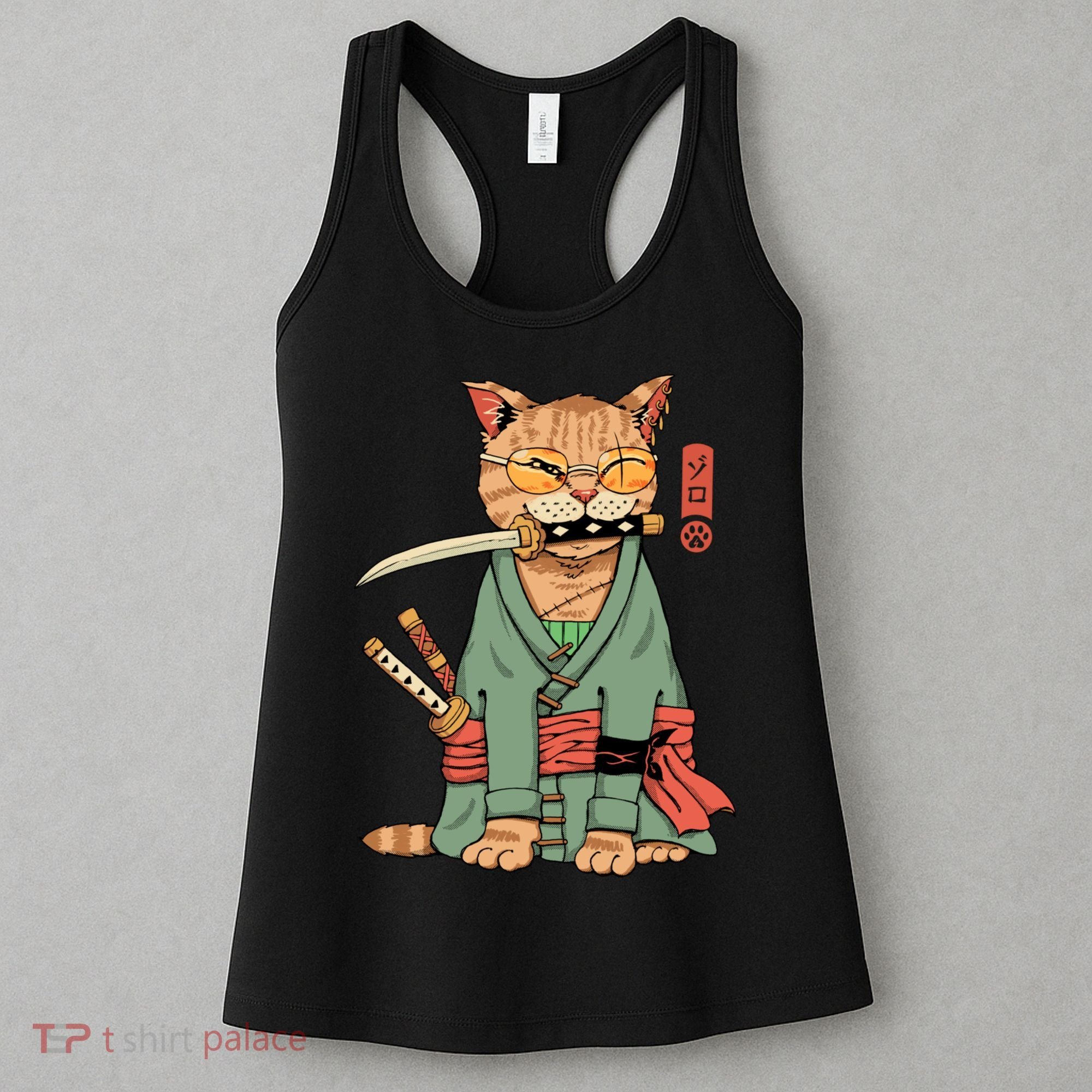 Vincent Trinidad Art Zoro Cat Warrior Women's Tank Top