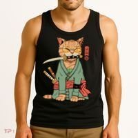 Vincent Trinidad Art Zoro Cat Warrior Tank Top thumb 3