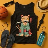 Vincent Trinidad Art Zoro Cat Warrior Tank Top thumb 4