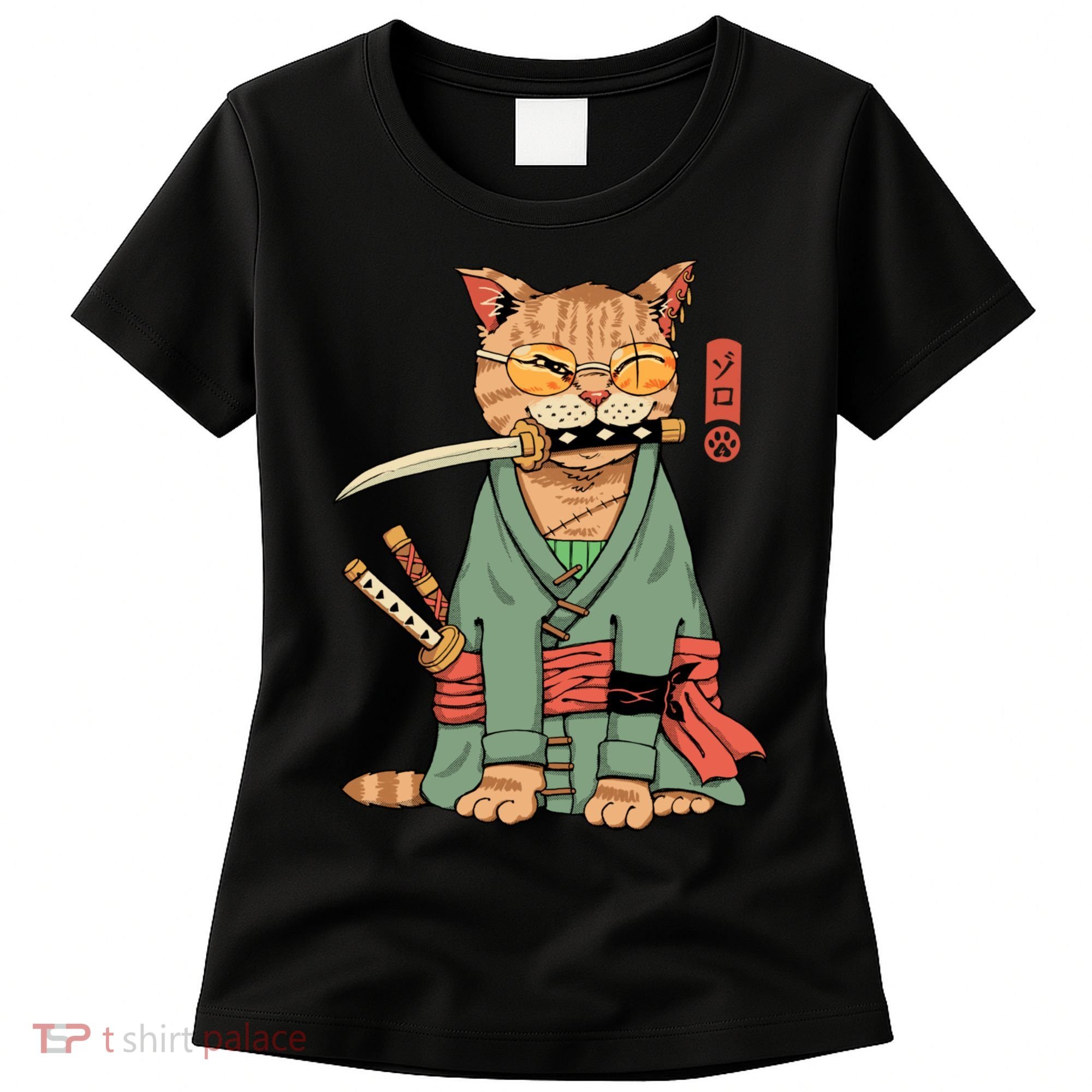 Vincent Trinidad Art Zoro Cat Warrior Women's T-Shirt