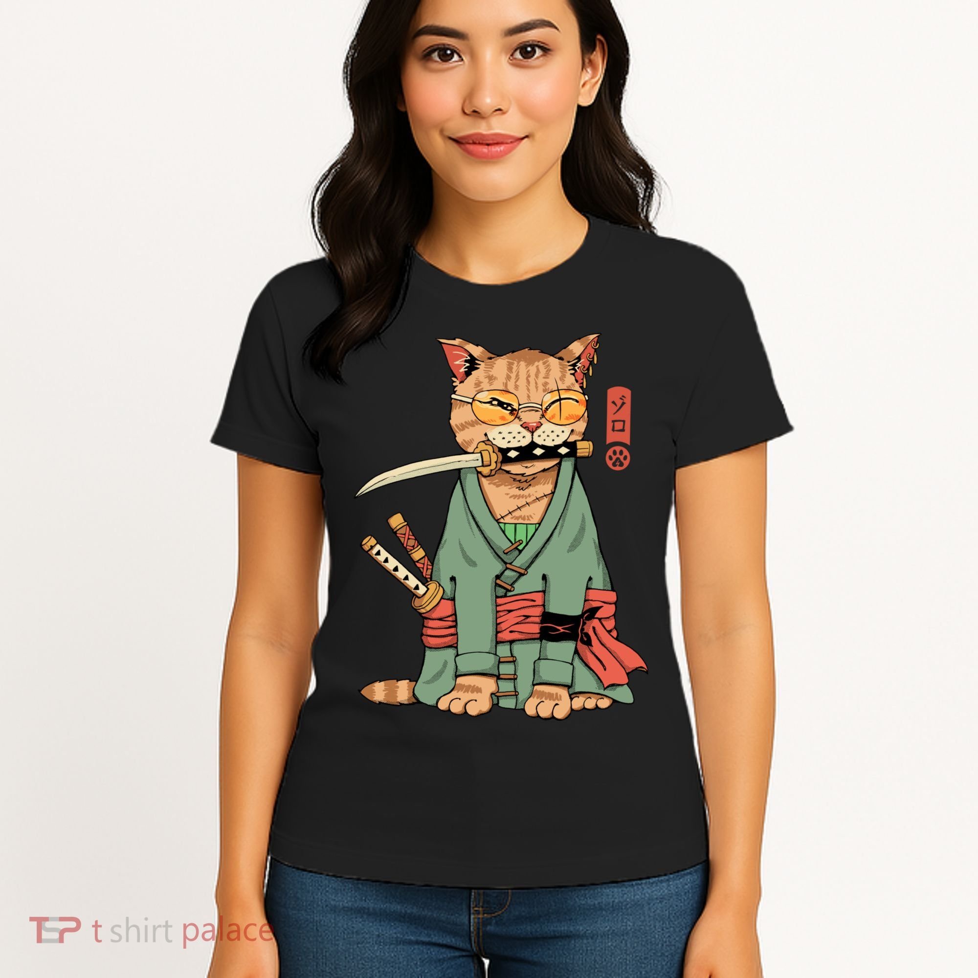 Vincent Trinidad Art Zoro Cat Warrior Women's T-Shirt