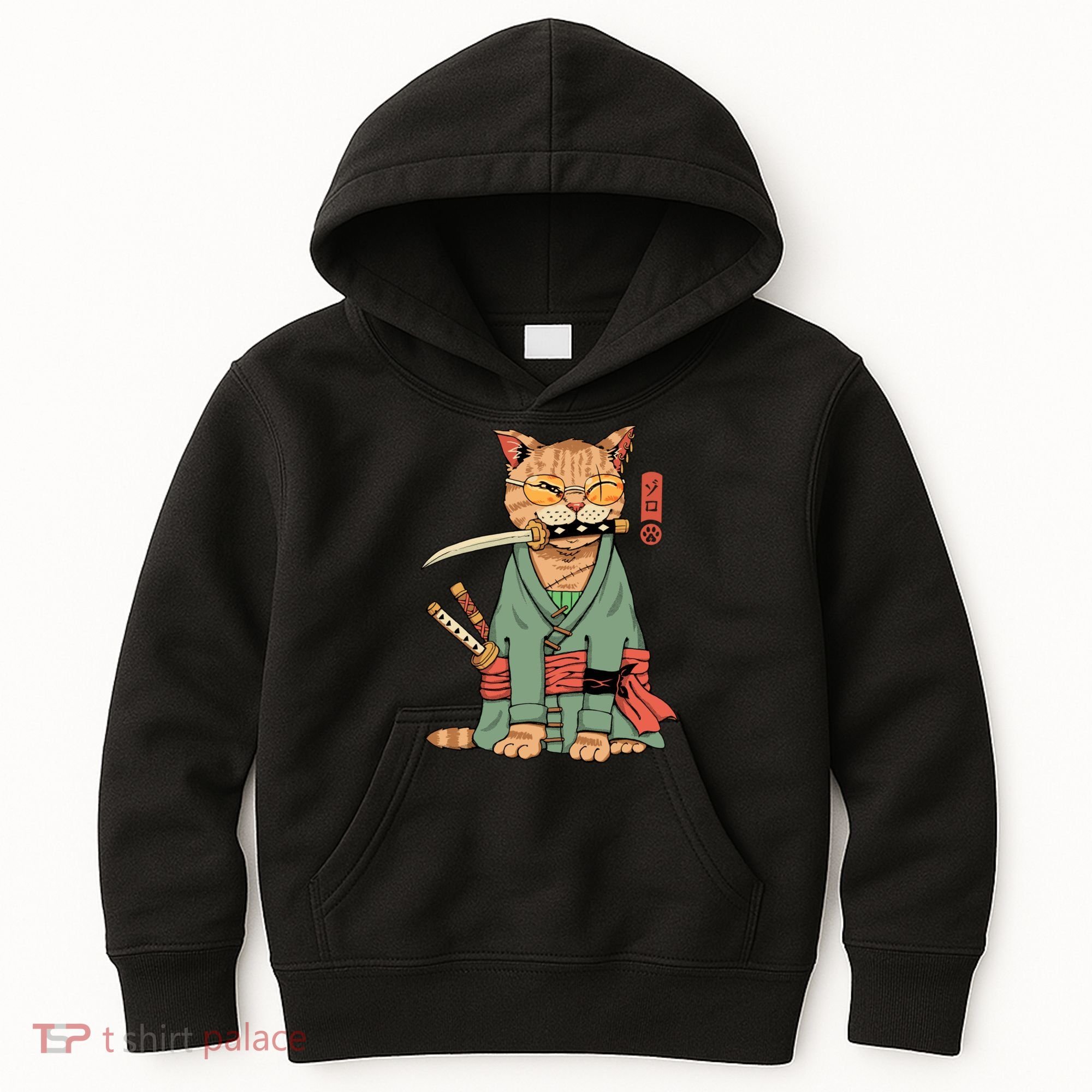 Vincent Trinidad Art Zoro Cat Warrior Kids Hoodie
