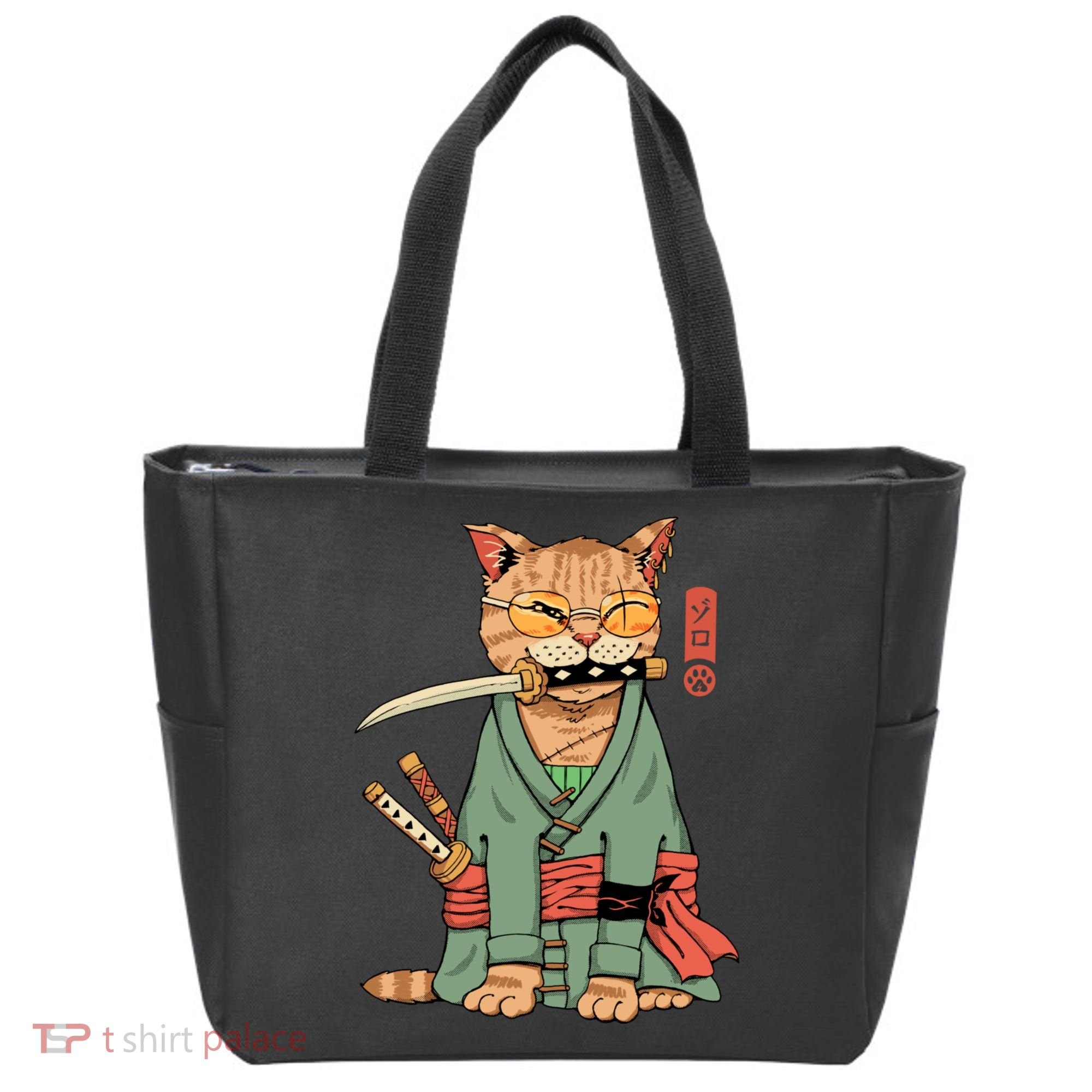 Vincent Trinidad Art Zoro Cat Warrior Tote Bag