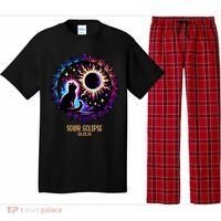 View Totality April 8 2024 Astronomy Cat Lover Solar Eclipse Pajama Set thumb 0
