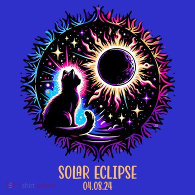 View Totality April 8 2024 Astronomy Cat Lover Solar Eclipse Hoodie
