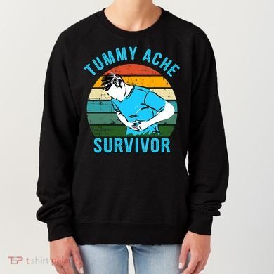 Vintage Tummy Ache Survivor Design Women's Sweatshirt