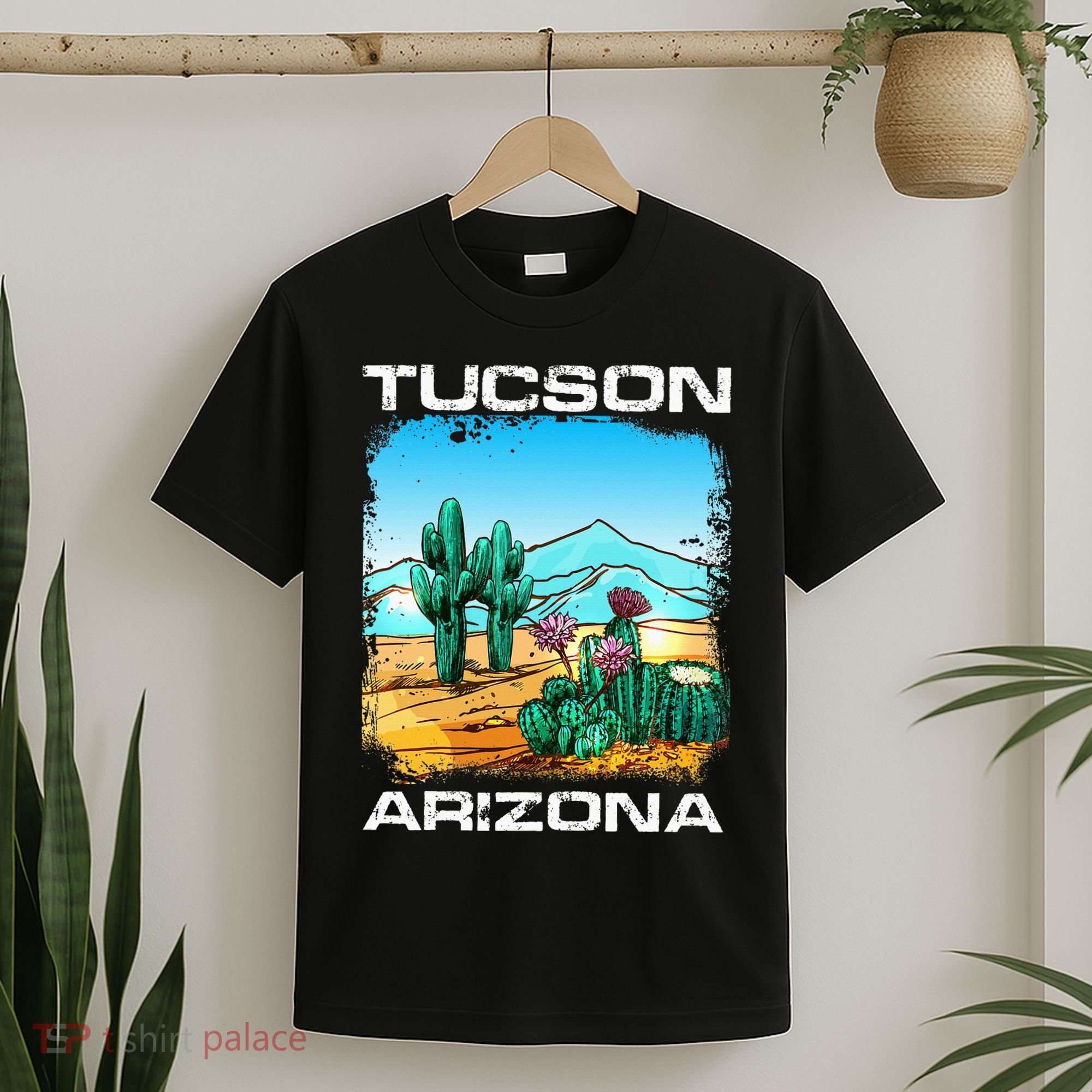 Vintage Tucson Arizona Desert Retro Cactus Funny T-Shirt