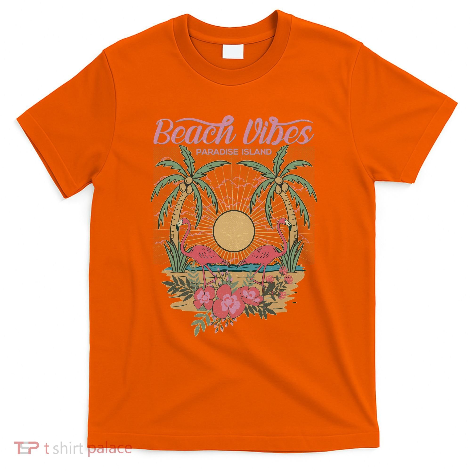 Vintage Tropical Beach Vibes Paradise Island T-Shirt