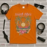 Vintage Tropical Beach Vibes Paradise Island T-Shirt thumb 5