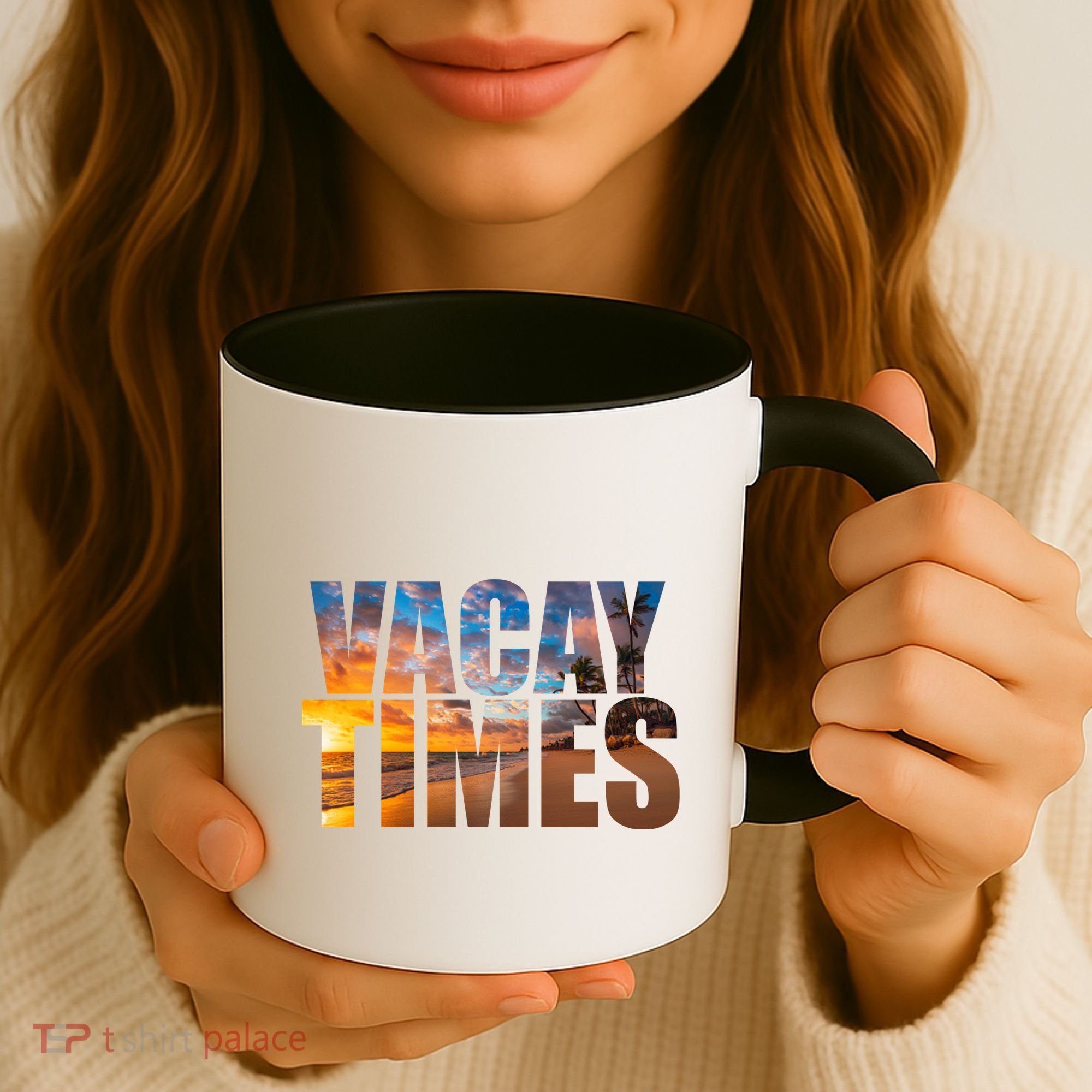 Vacay Times Beach Coffee Mug