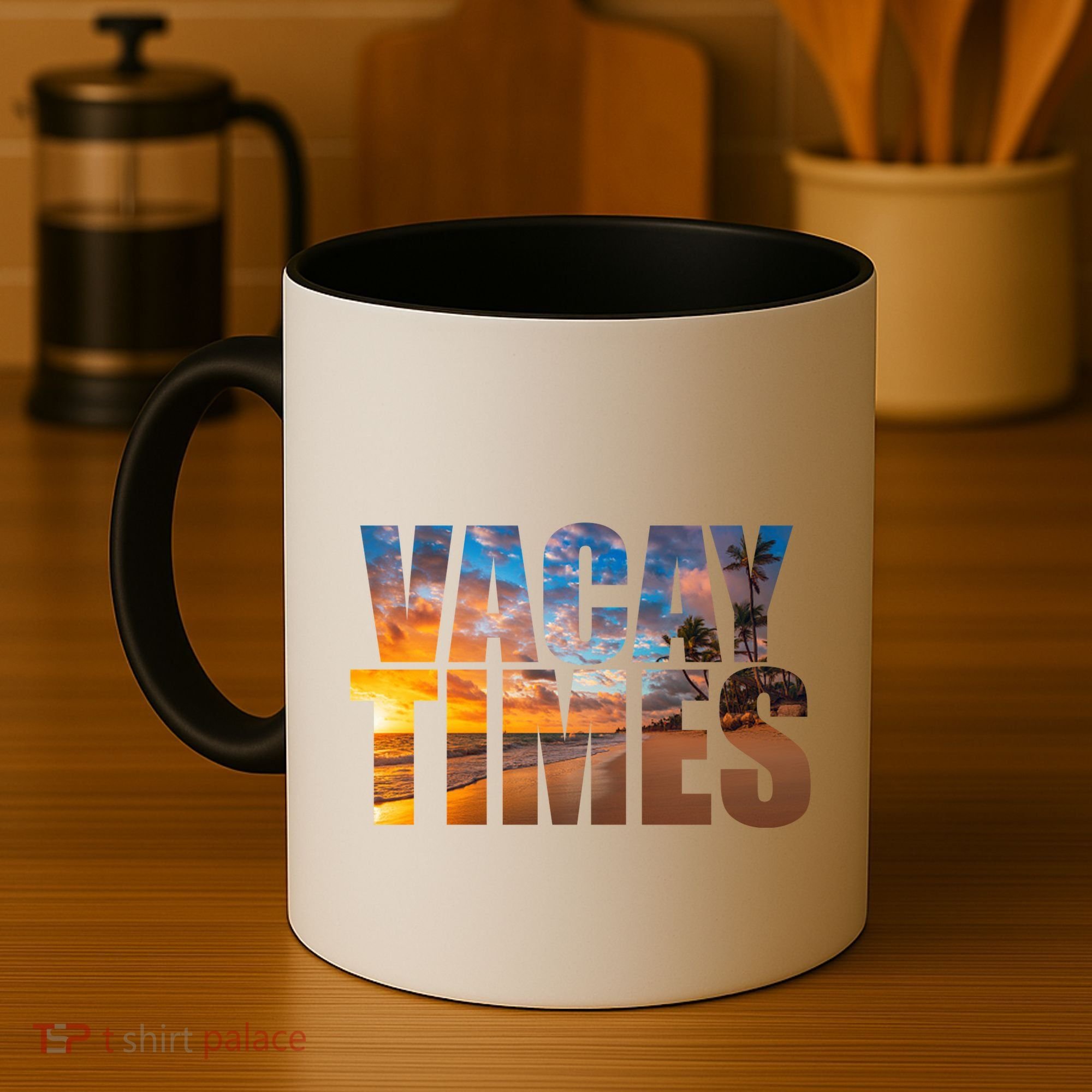 Vacay Times Beach Coffee Mug