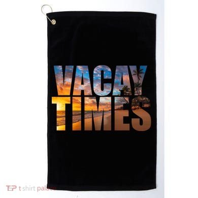 Vacay Times Beach Golf Towel
