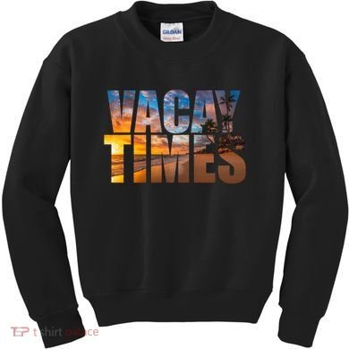 Vacay Times Beach Kids Sweatshirt