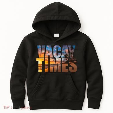 Vacay Times Beach Kids Hoodie