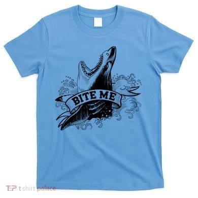Vintage Tattoo Bite Me Shark T-Shirt