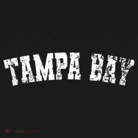 Vintage Tampa Bay Florida Distressed Bold White Text Apparel T-Shirt thumb 7