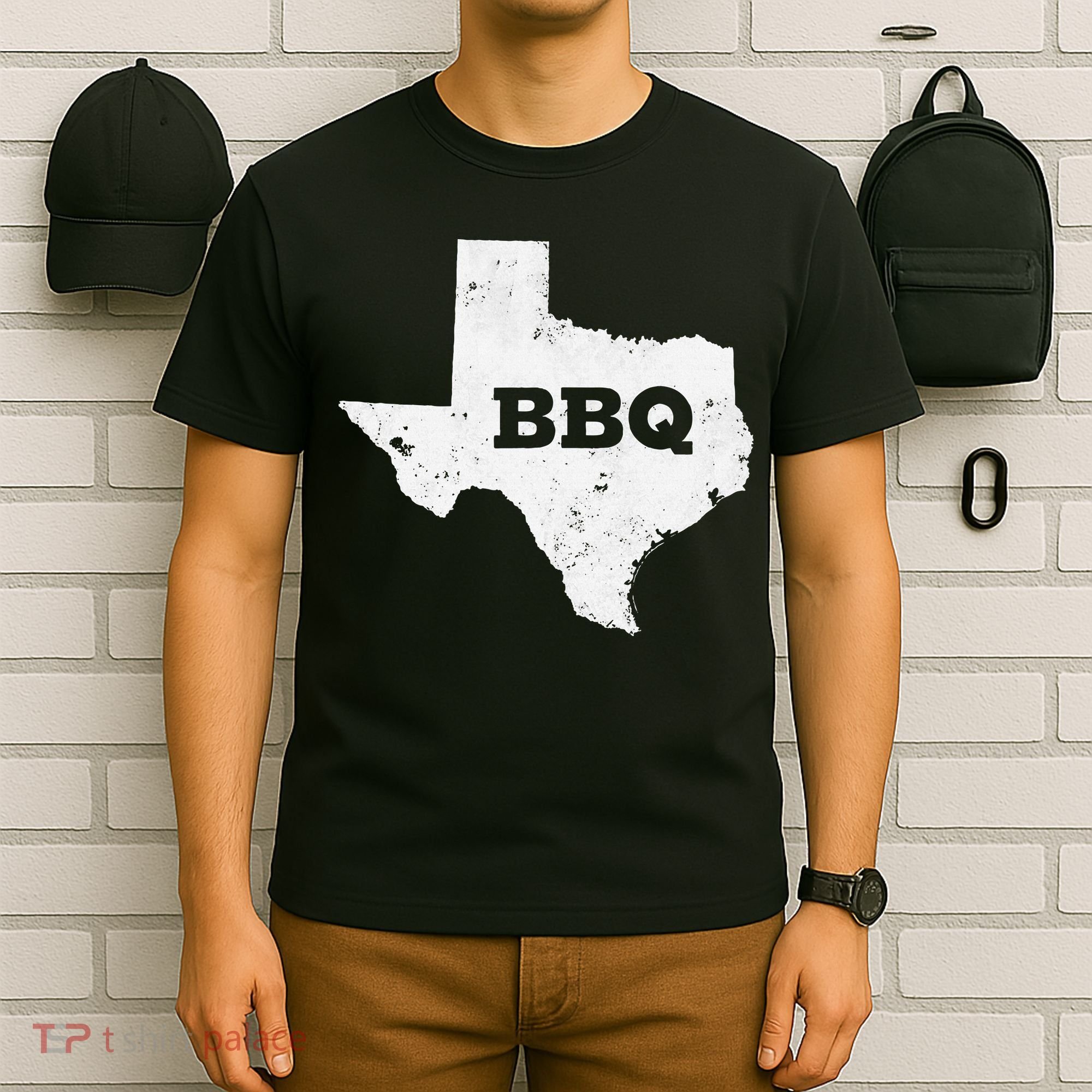 Vintage Texas Bbq State Of Texas Barbecue T-Shirt