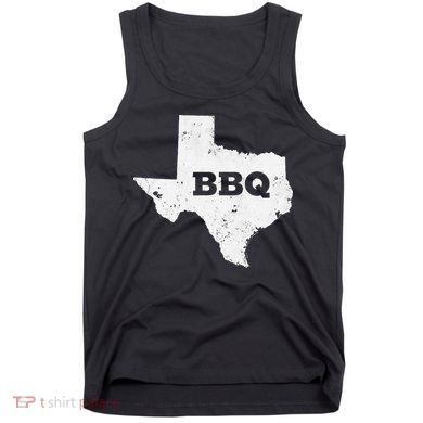 Vintage Texas Bbq State Of Texas Barbecue Tank Top