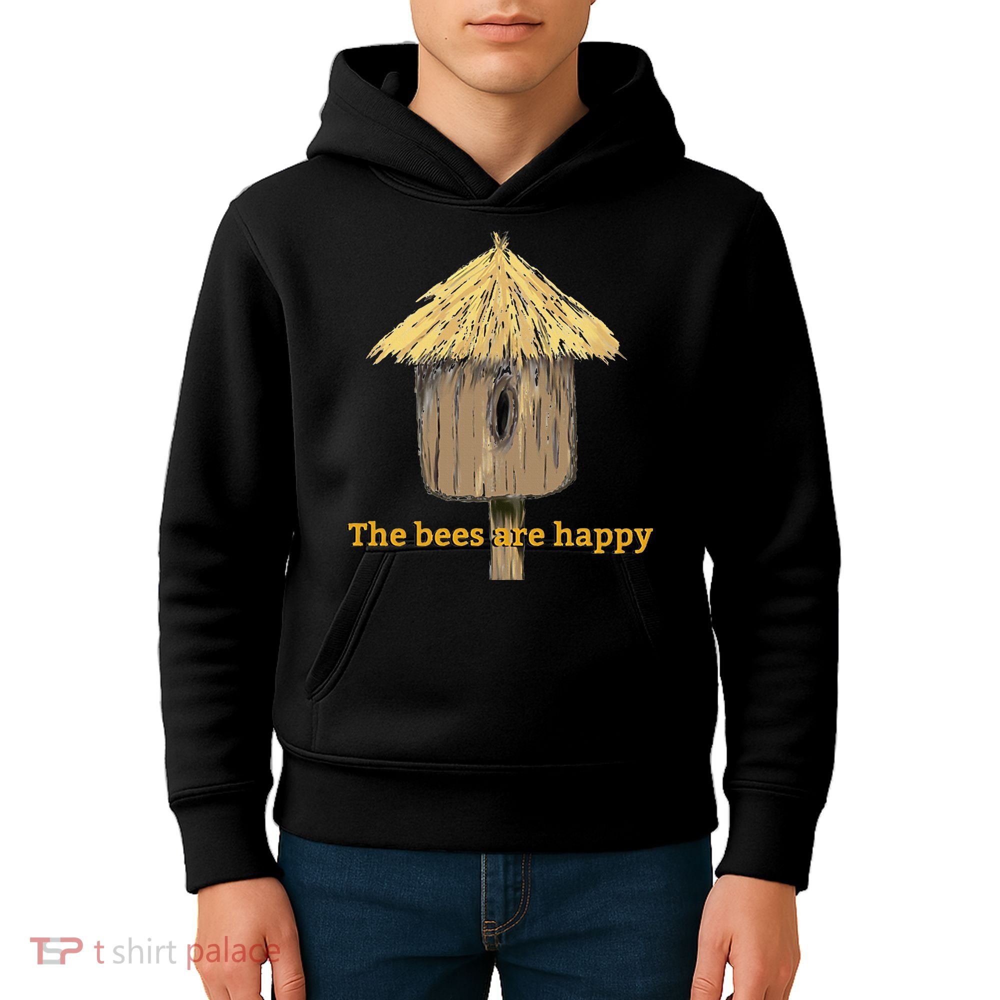 Valheim The Bees Are Happy Kids Hoodie