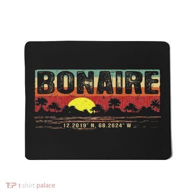 Vintage Tropical Bonaire Mousepad
