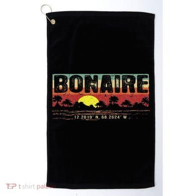 Vintage Tropical Bonaire Golf Towel