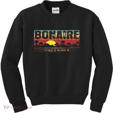 Vintage Tropical Bonaire Kids Sweatshirt