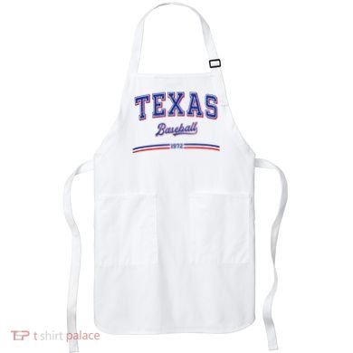 Vintage Texas Baseball 1972 Team Apron