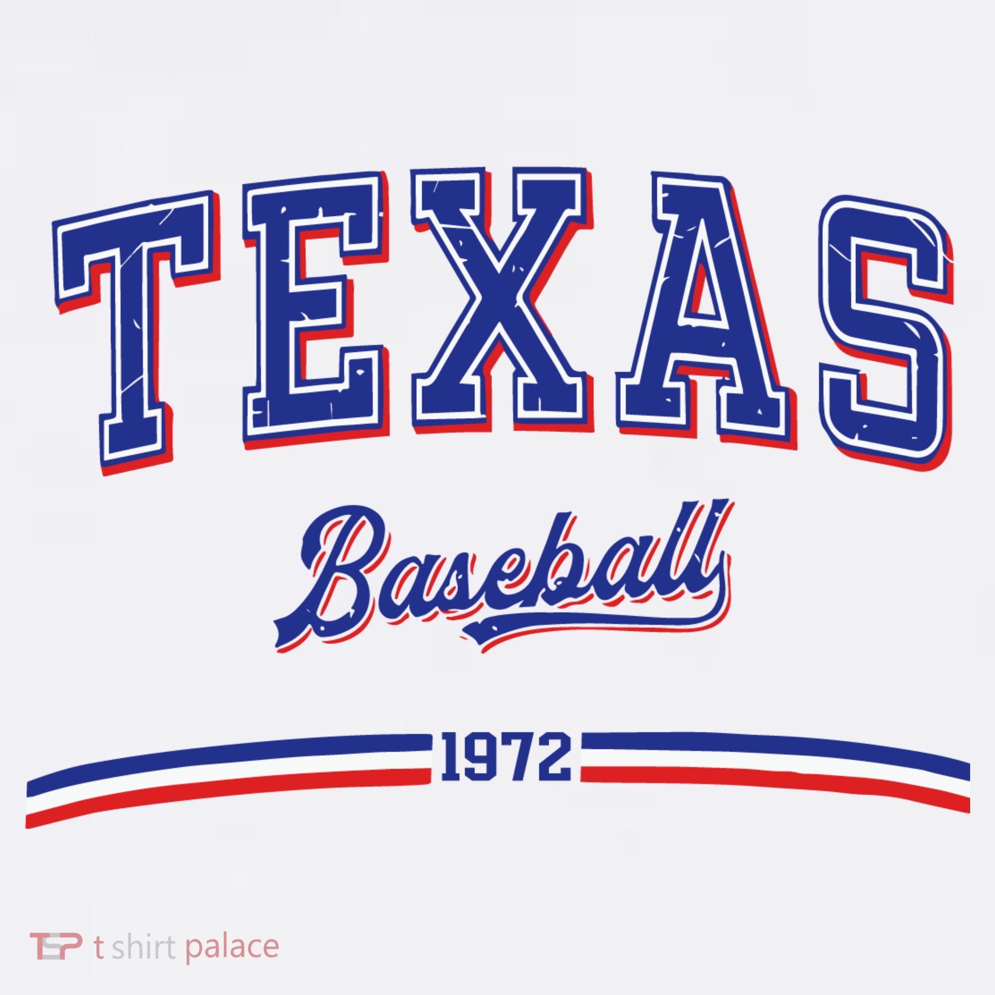 Vintage Texas Baseball 1972 Team T-Shirt