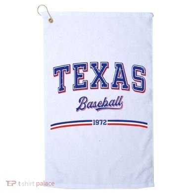 Vintage Texas Baseball 1972 Team Golf Towel
