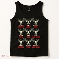 Venison The Christmas Meat Funny Deer Hunting Xmas Hunters Tank Top thumb 2