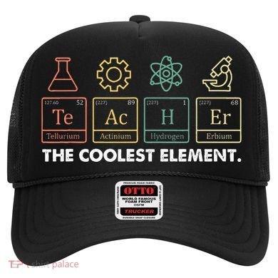 Vintage The Coolest Element Periodic Table Chemist Teacher Hat