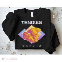 Vaporwave Tendies Chicken Tenders Japanese Kanji Sweatshirt thumb 2