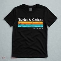 Vintage Turks & Caicos Islands Palm Trees Grace Bay Beach T-Shirt thumb 5