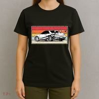 Vintage Tuner Car Skyline Graphic Retro Racing Drift Car T-Shirt thumb 4