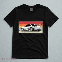Vintage Tuner Car Skyline Graphic Retro Racing Drift Car T-Shirt thumb 5