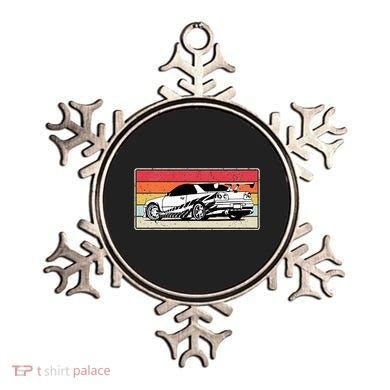 Vintage Tuner Car Skyline Graphic Retro Racing Drift Car Ornament