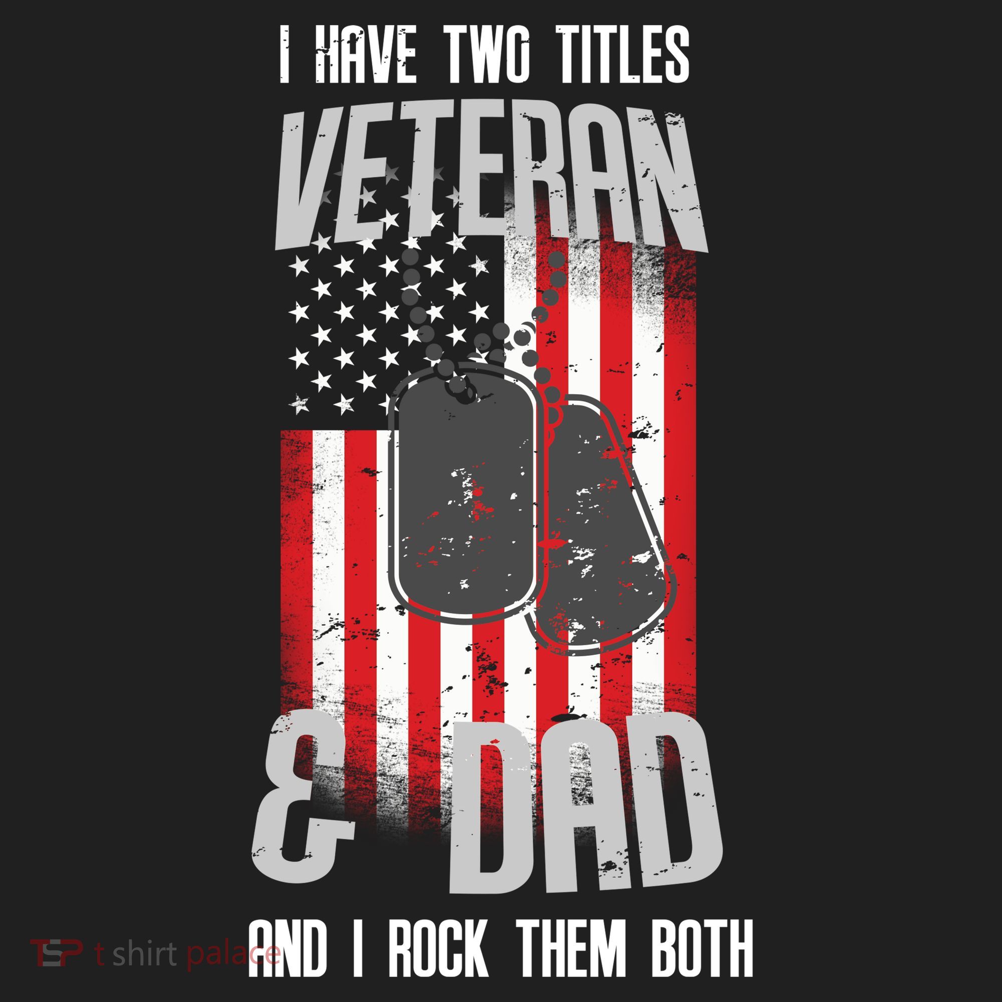 Have Two Titles Veteran And Dad I Rock Them Both Tumbler