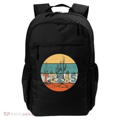 VIntage Texas Desert Cactus Emblem Backpack