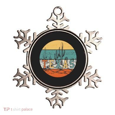 VIntage Texas Desert Cactus Emblem Ornament